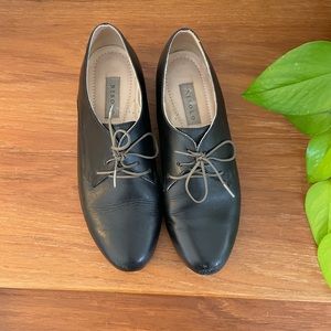 Nisolo Oliver Oxford in Black Leather Size 7.5